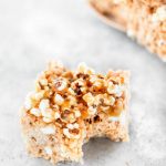 The Best Rice Krispie Treats - Salted Caramel Popcorn