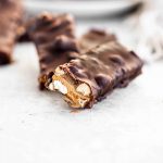 Homemade Dessert Recipes - Chocolate Peanut Caramel Take 5 Bars