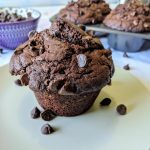 Jumbo Double Chocolate Chip Muffins - Baking Improvised