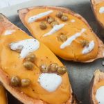 Bake sweet potatoes in the oven (with chickpeas and Greek yogurt) – Oasis  of Taste by Ana
