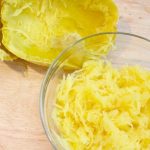 How To Cook Spaghetti Squash in the Microwave - Mom to Mom Nutrition
