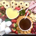 Valentine's Day Chocolate Fondue Dessert Platter - Maverick Baking