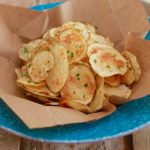Crispy Microwave Potato Chips - Gemma's Bigger Bolder Baking