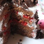 Microwave Eggless Black Forest Cake Recipe - Microwave Cake Recipes - Yummy  Tummy