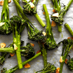 Roasted Tenderstem Broccoli with Garlic Recipe - Feed Your Sole