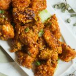 Korean Style Oven Fried Popcorn Chicken - Cooking with a Wallflower
