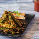 Kurkurit Bhendi-Maharashtrian recipe-Bhindi Kurkuri-Crispy Okra Fry - Kali  Mirch - by Smita