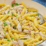 Easy Leftover Roast Chicken Pasta - Easy Peasy Foodie