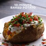 Microwave 10-minute Loaded Potato Recipe by Tasty
