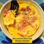 Microwaved Ham Cheese Omelet / The Grateful Girl Cooks!