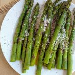 Paper Towel Microwave Asparagus - Eat Like No One Else