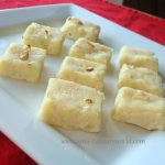 Microwave Ricotta Cheese Badam (Almond) Burfi
