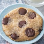 Microwave Chocolate Chip Sea Salt Cookie for ONE | Weelicious