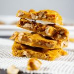 Peanut Brittle {Microwave Peanut Brittle} - The Flour Handprint