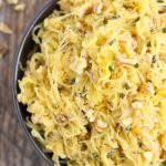 Microwave Spaghetti Squash with Sage-Browned Butter and Toasted Walnuts -  Two Healthy Kitchens