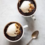 Chocolate Microwave Mug Cake | ZoëBakes | eat dessert first