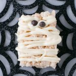 Mummy Rice Krispies Treats - Halloween Recipe - My Kitchen Love