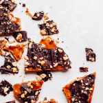 Easy Microwave Peanut Brittle with Chocolate - Munchkin Time