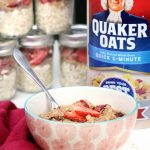 Dark Chocolate Strawberry Instant Oatmeal Jars | Simply Sissom