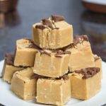 Easy Peanut Butter Fudge with Nutella Swirl - Kate's Sweets