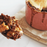 Chocolate Peanut Butter Fondant Mug Cake - Feed Your Sole