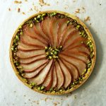 Pistachio Tart with Poached Pears - Cake Lab