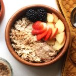 Easy Weekday Apple Porridge (Oatmeal) - 10 mins - Vegan - Let's Eat Now