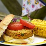 Vegetarian BBQ Recipe - Spicy Couscous Veggie Burgers - thinlyspread.co.uk