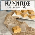 Pumpkin Fudge Recipe | Simple Microwave Recipe