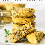 Quinoa Scramble Breakfast Muffins {Make Ahead} - Meal Plan Addict