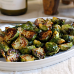 Roasted Brussels Sprouts with Honey-Balsamic Glaze - Two of a Kind