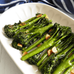 Roasted Tenderstem Broccoli with Garlic Recipe - Feed Your Sole