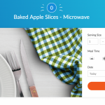 Baked Apple Microwave Recipe - 2 WW Points!