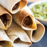 Shredded Beef Baked Taquitos | The Cook's Treat