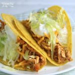 Slow Cooker Ranch Chicken Tacos - Kitchen Fun With My 3 Sons