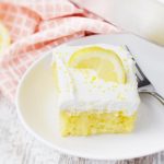 Triple Lemon Poke Cake • Dance Around the Kitchen