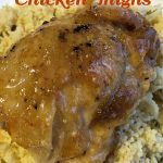 Spicy Apricot Chicken Thighs - Cindy's Recipes and Writings