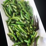 3 Ingredient Steamed Green Beans - Bowl Me Over