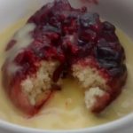 Steamed Pudding in a Microwave: Cherry Suet Pudding - Food Cheats