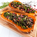 Vegan Stuffed Butternut Squash Recipe - Feed Your Sole