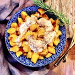 Sweet Potato Gnocchi with a Rosemary and White Cheddar Cheese Sauce - A  Hint of Wine