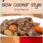 Southern Pot Roast {Slow Cooker Style} - Nerdy Mamma