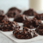 Chocolate Oatmeal No Bake Cookies - Hug For Your Belly