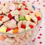 Valentine's Day Puppy Chow Chex Mix | Cinnamon Spice & Everything Nice