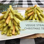 Veggie Straw Christmas Tree Appetizer or Snack ⋆ Exploring Domesticity