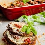 Oven Fried and Baked Eggplant Parmesan ~ amycaseycooks