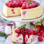 White Chocolate Raspberry Cheesecake Recipe (video) - Tatyanas Everyday Food