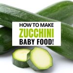 How to Make Zucchini Baby Food - Keep Calm And Mommy On