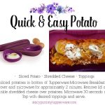 Tupperware Quick & Easy Potato. Tupperware Microwave Breakfast Maker.  stacypunt.my.tupperw… | Tupperware breakfast maker recipe, Tupperware  recipes, Breakfast maker