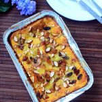 Eggless Bread Pudding Recipe – Custard Bread Pudding –Indian style |  Chitra's Food Book